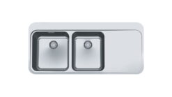 Franke - Edelstahlbecken zum flächenbündigen Einbau SNX221 – Bild 3